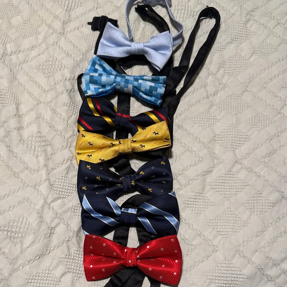 7 Kids Bow Tie Set - Multicolor